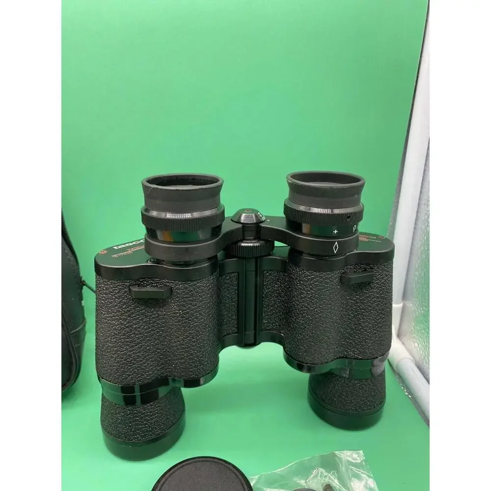 Tasco Binoculars 7x35mm 15-7x35 Case,Lens Cap Zip Focus Cleaning Cloth,Manual
